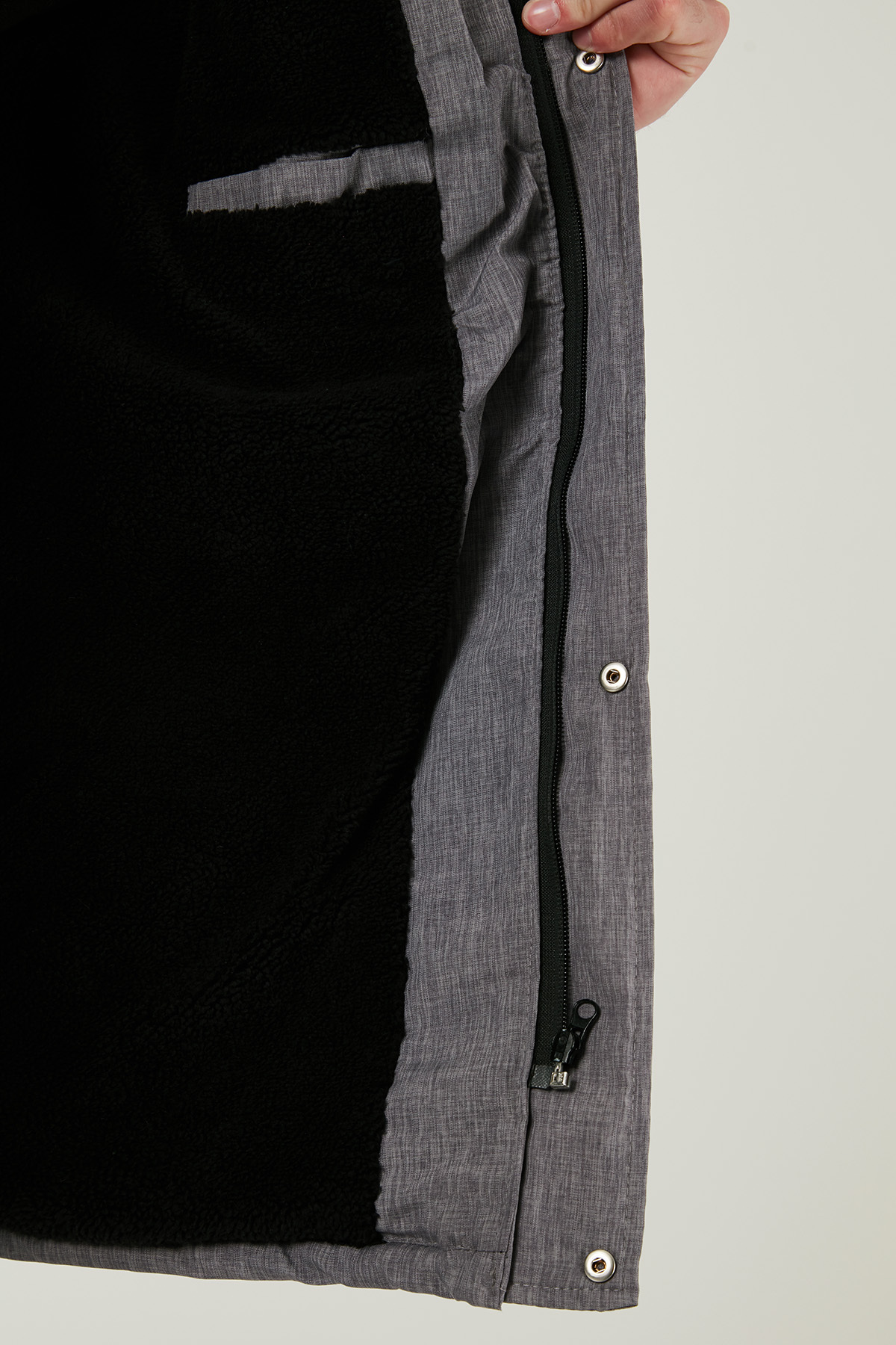 Buratti Peluş Astarlı Suya ve Rüzgara Dayanıklı Soğuk Geçirmez Slim Fit Mont Erkek MONT 5711051 görsel 5
