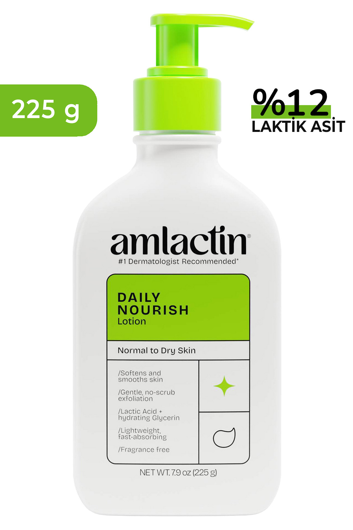 AmLactin 12% Lactic Acid Günlük Besleyici Losyon 225GR — 316864000187