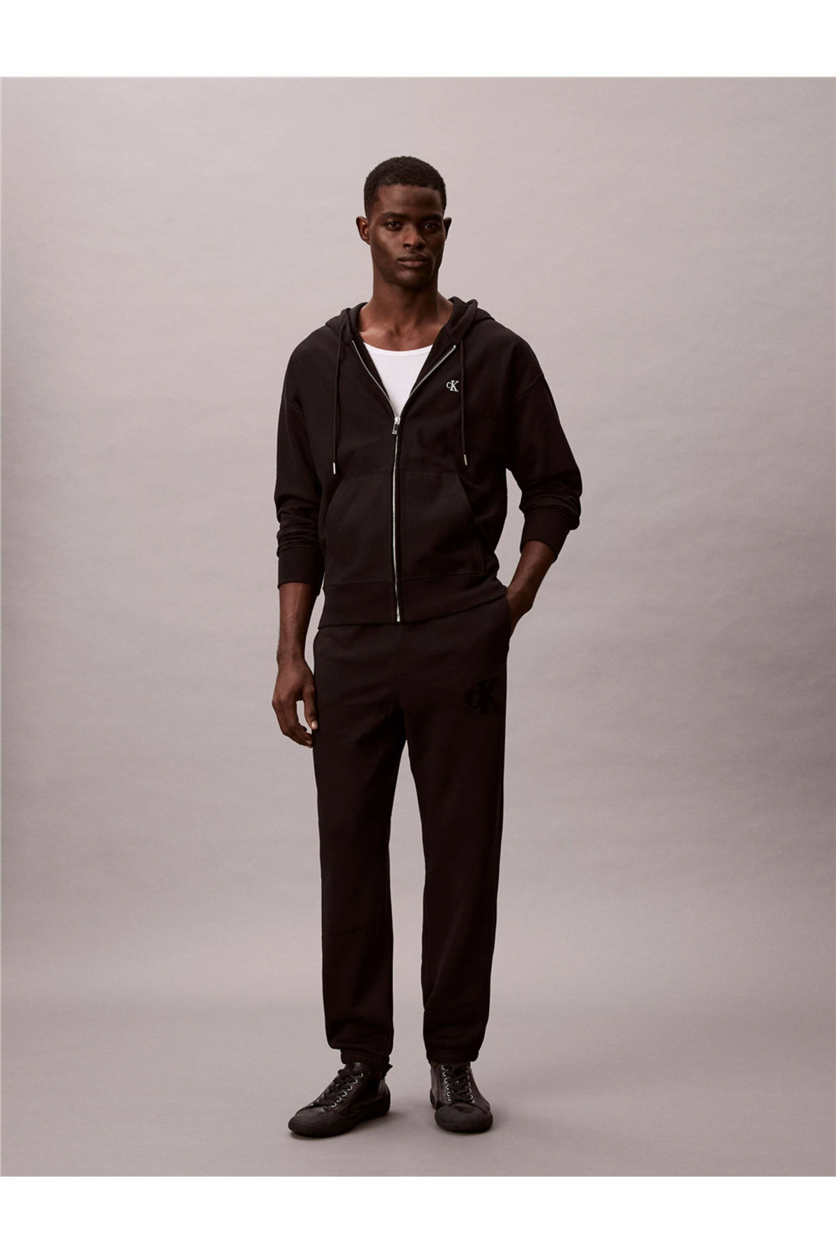 شلوار گرمکنمردانهCalvin Kleinمشکی