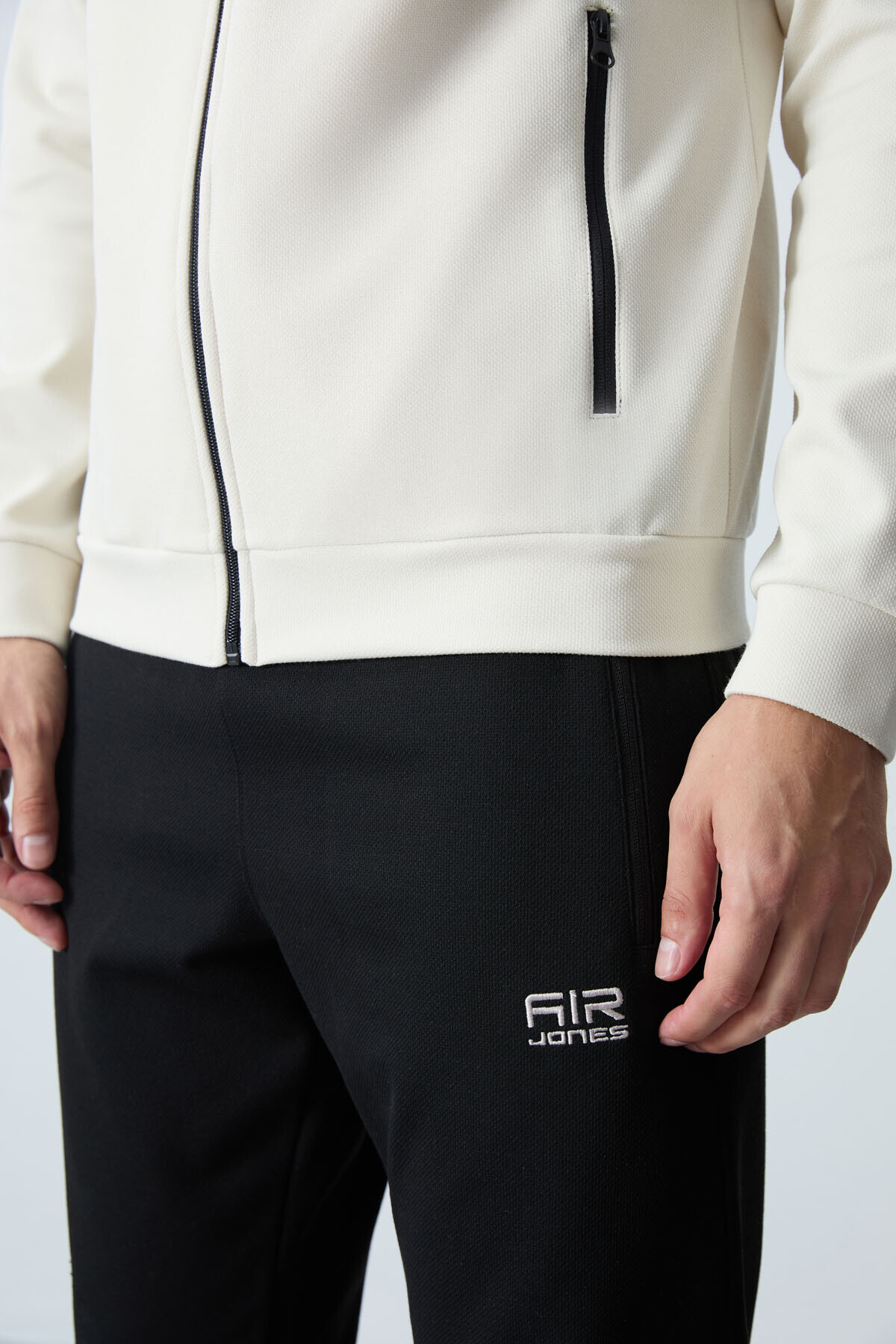 ست ورزشی مردانه Hugo Beige - Black Jogger - 85198 — رنگارنگ A11ER-85198 — تصویر 9 از 9
