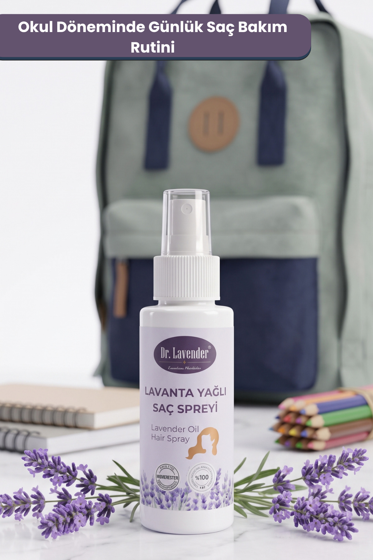 Lavanta Yağı & Lavanta Saç Spreyi — DR9090 — تصویر 2 از 4