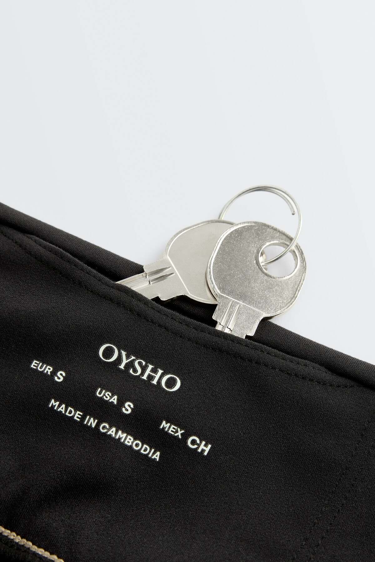 Oysho High rise Comfortlux blok detaylı bilek boy tayt görsel 8