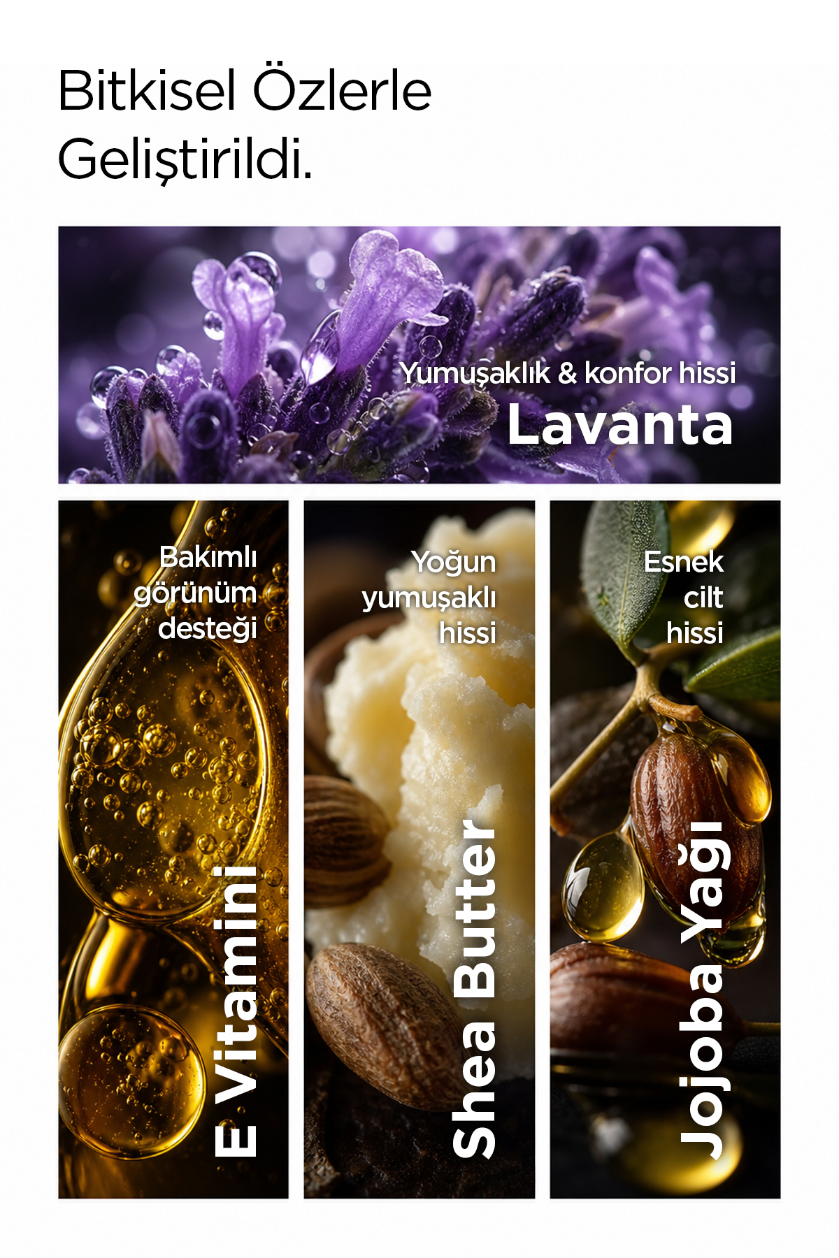 Lavanta Özlü Body Milk Bitkisel Nemlendirici Vücut Losyonu ve Sütü 250 ml — OCLA001 — تصویر 3 از 6