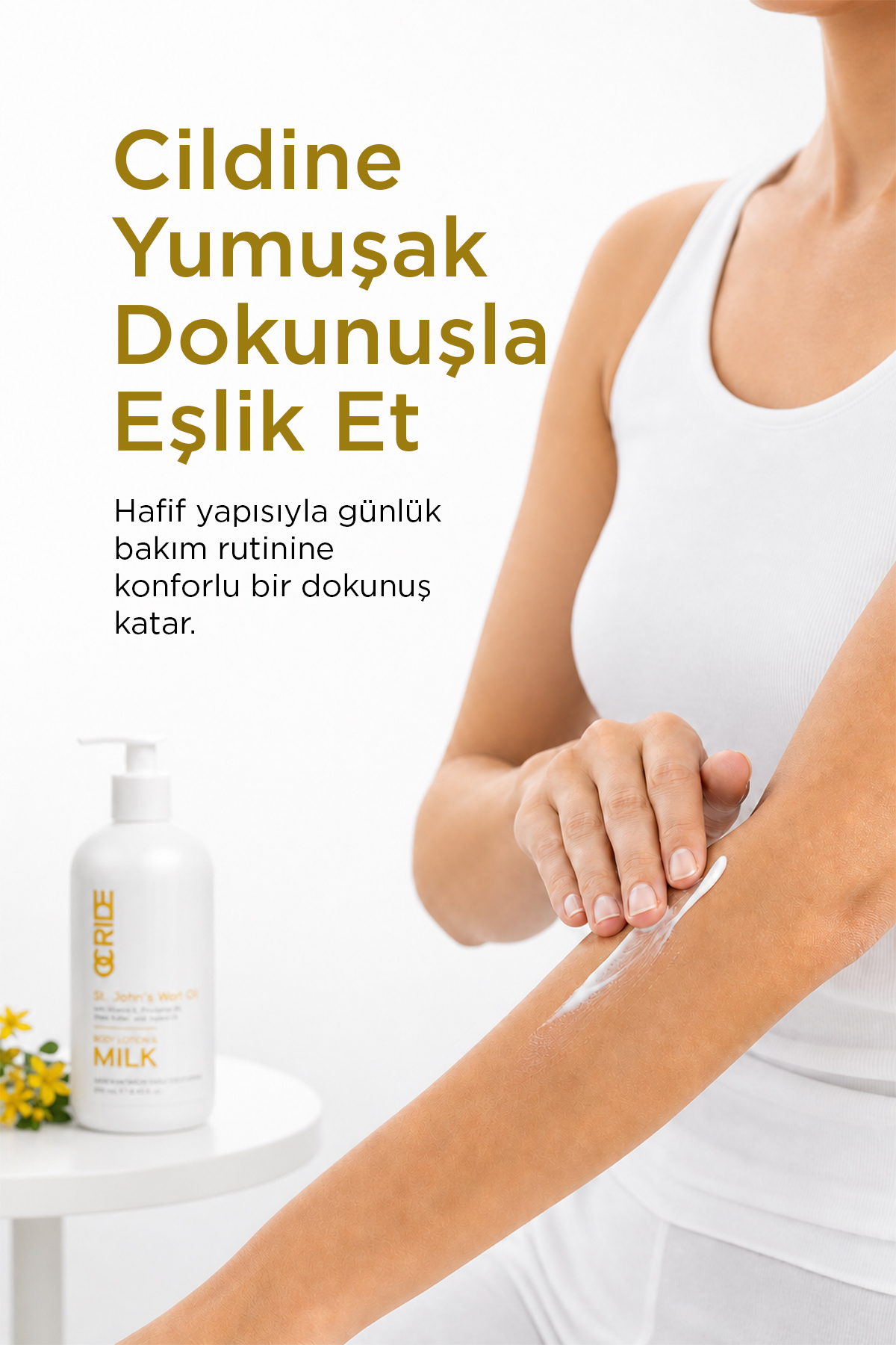 Sarı Kantaron Özlü Body Milk Bitkisel Nemlendirici Vücut Losyonu ve Sütü 250 ml — OCSK001 — تصویر 2 از 6