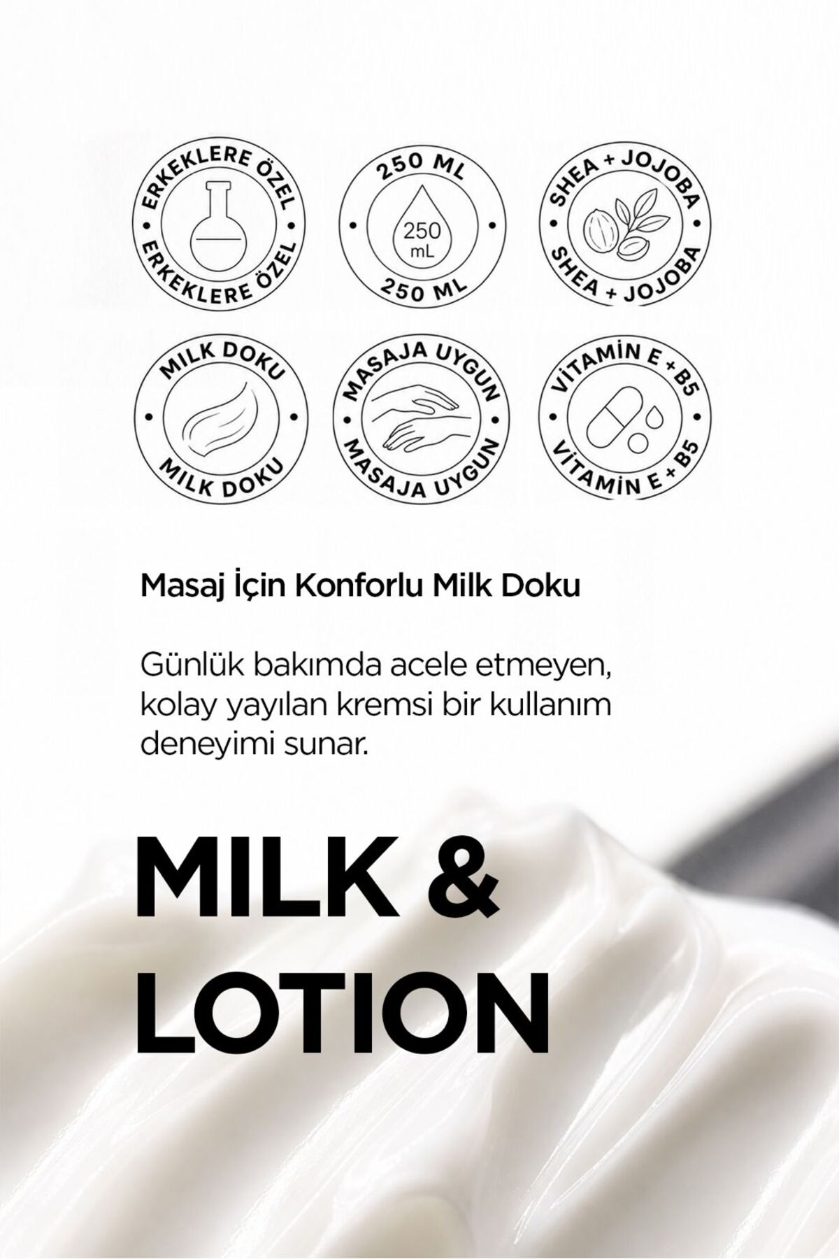 Men's Formula Body Milk Erkekler İçin Bitkisel Nemlendirici Vücut Losyonu ve Sütü 250 ml — OCMEN001 — تصویر 4 از 6