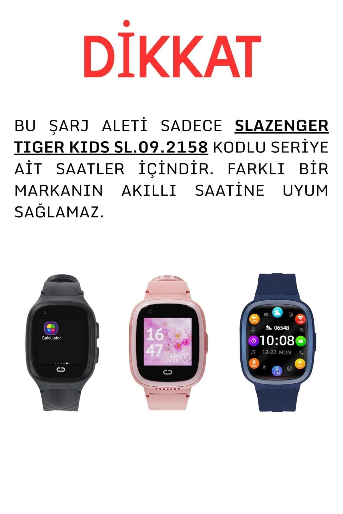 MercanSaat Slazenger Tiger Kids SL.09.2158 Akıllı Saatler için