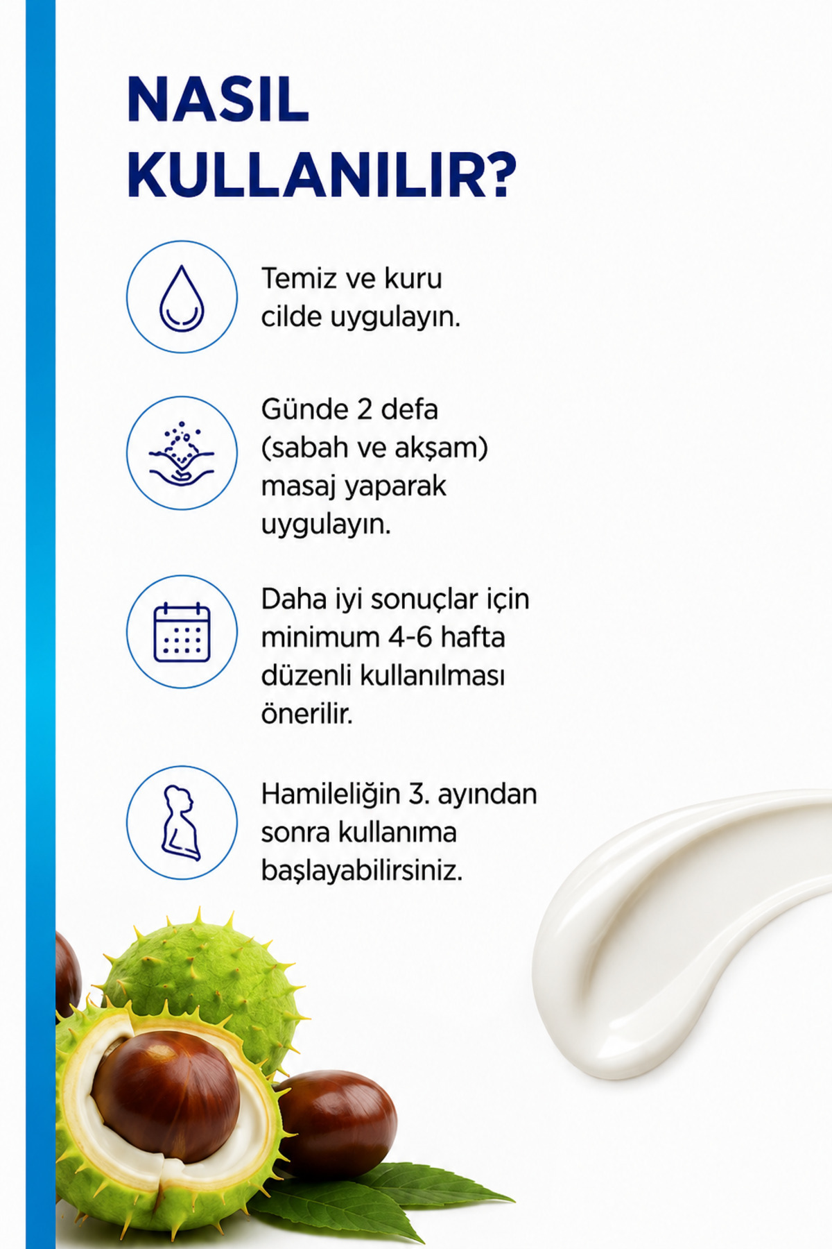 Çatlak Önleyici Cilt Bakım Kremi ( Hamilelik-Sporcu Çatlakları-Hızlı Kilo Alıp Verme ) 200 ML — ÇK25122 — تصویر 7 از 9
