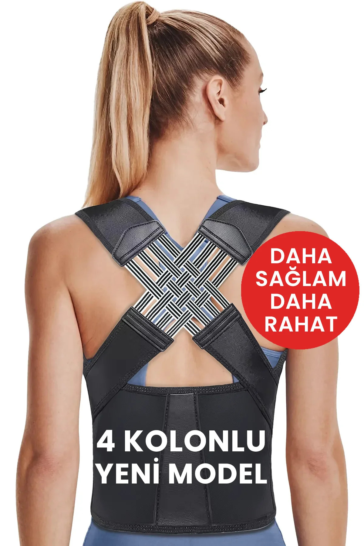 Arnee Dik Duruş Korsesi Kamburluk Kifoz Sırt Giderici Kadın Erkek Dik Durmak Oturmak Için Korse