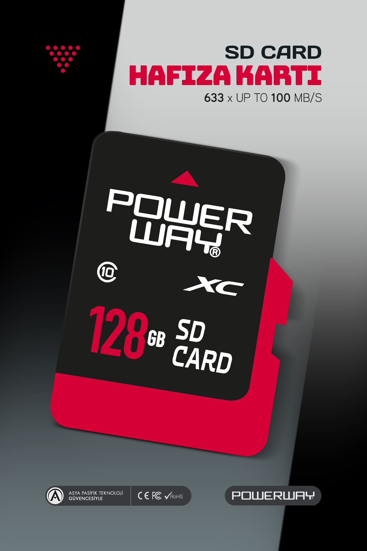 Powerway 128 GB Hafıza Kartı Adaptör Dahil - Fiyatı