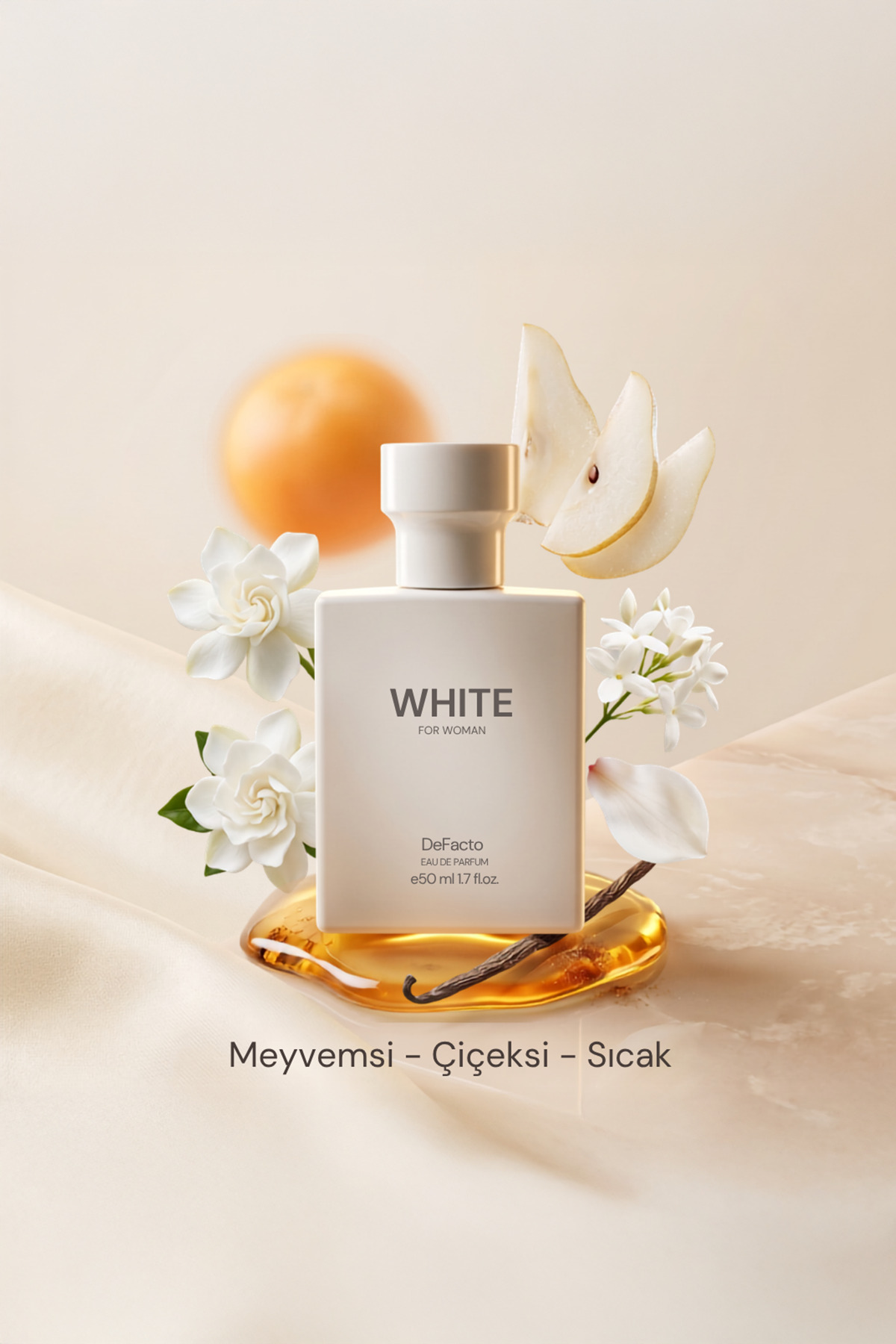 Kadın Defacto White For Women Çiçeksi-Meyvemsi 50 ml Parfüm L8103AZNS
