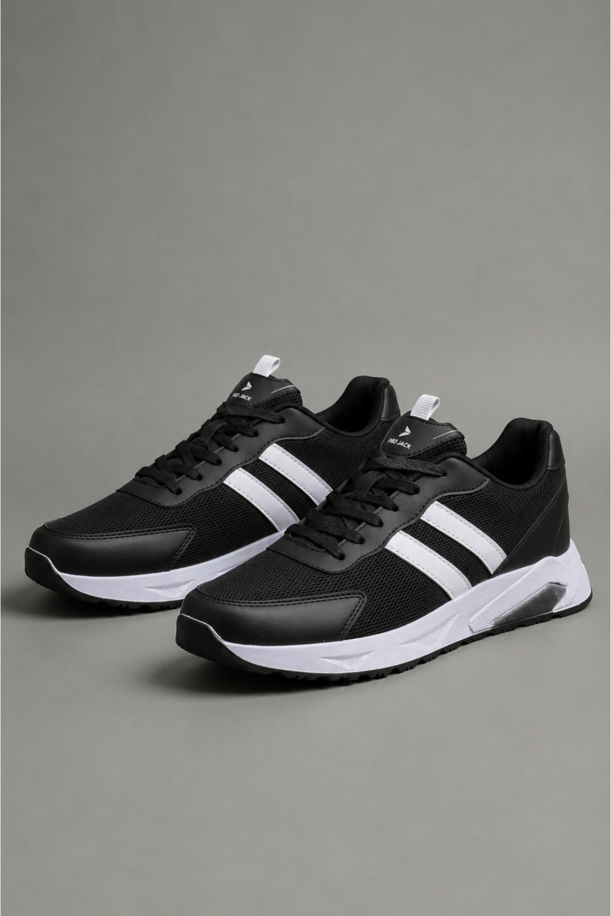 PRO JACK SİYAH BEYAZ ERKEK GÜNLÜK SNEAKER SPOR AYAKKABI