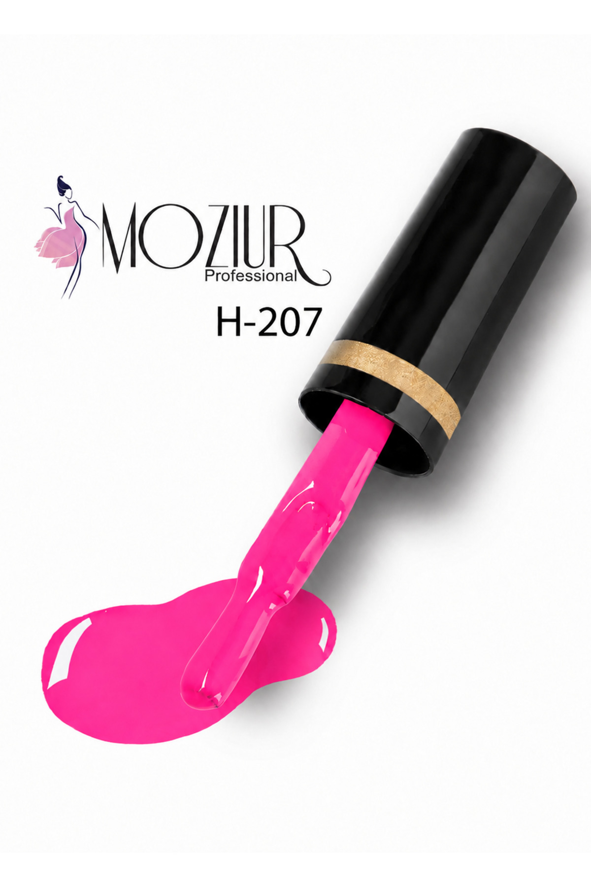 Kalıcı Oje Uv Led H207 (PEMBE SERİSİ) 10ml — صورتی 8683089012311 — تصویر 2 از 2