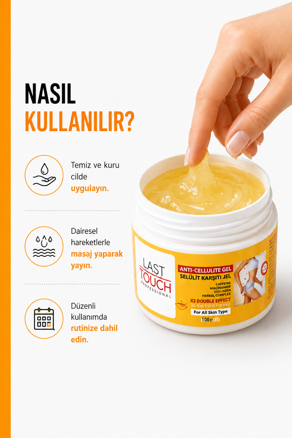 Anti Selülit Jel-Sıkılaştırıcı- Ve Çatlak Karşıtı Jel 100 Ml C Vitaminli — SJ25133 — تصویر 7 از 9