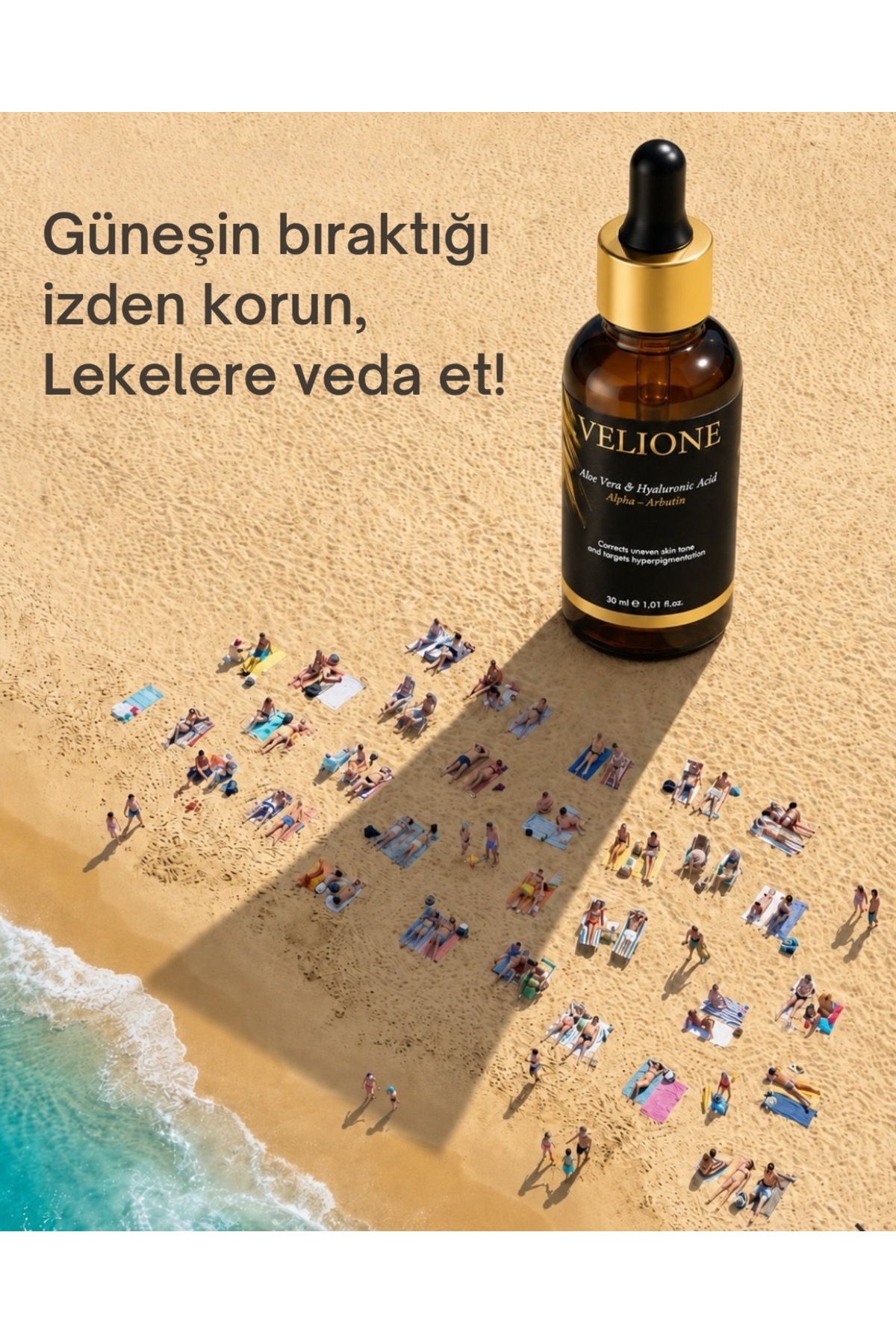 Leke Karşıtı Cilt Serumu 30 ml – Cilt Tonu Eşitleyici & Aydınlatıcı Bakım (Kutusuz) — VSER1 — تصویر 3 از 6