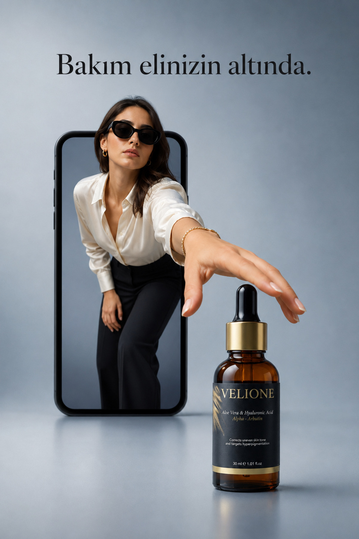 Leke Karşıtı Cilt Serumu 30 ml – Cilt Tonu Eşitleyici & Aydınlatıcı Bakım (Kutusuz) — VSER1 — تصویر 2 از 6