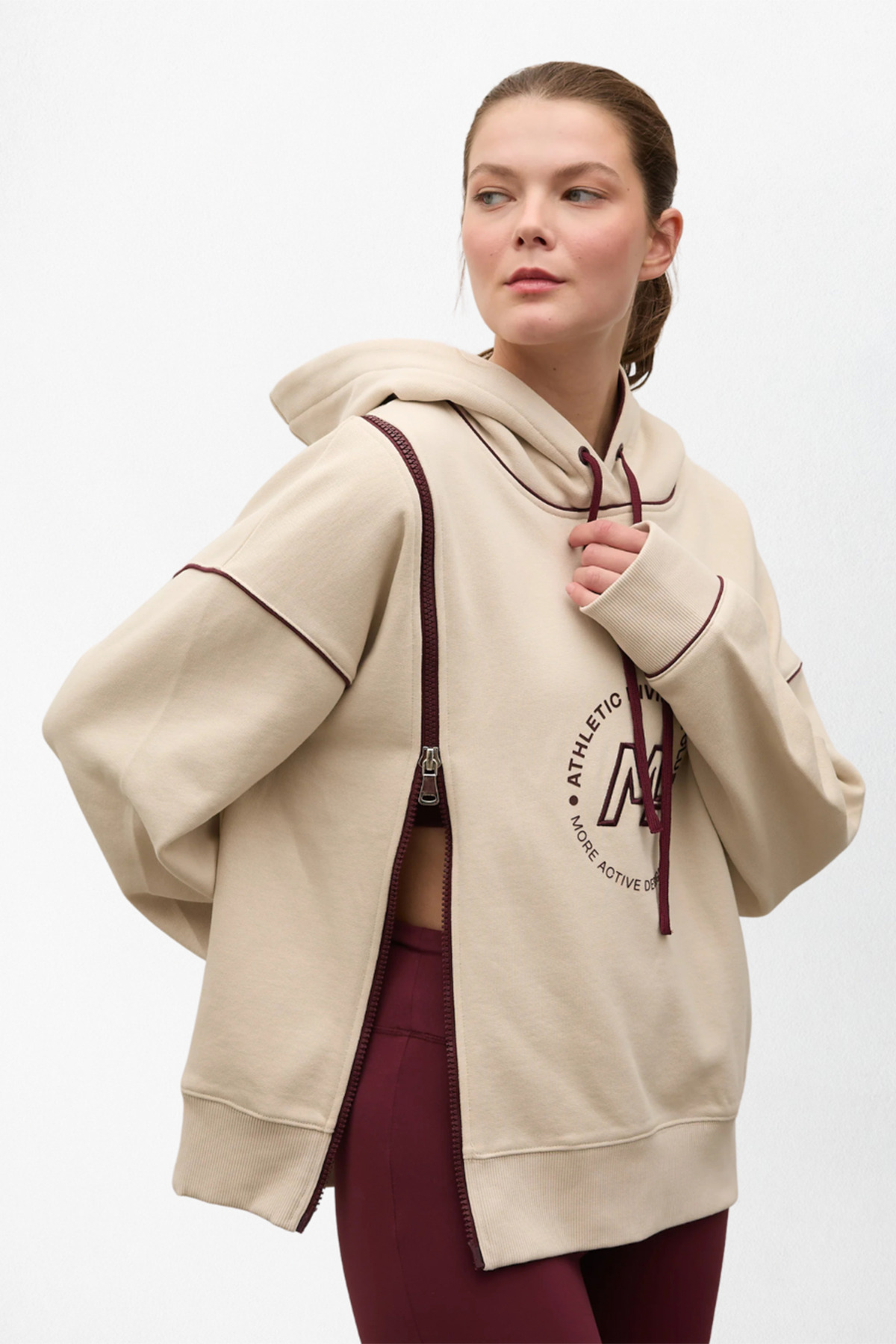 MORE ACTIVE Lake Kadın Oversize Kapüşonlu Sweatshirt