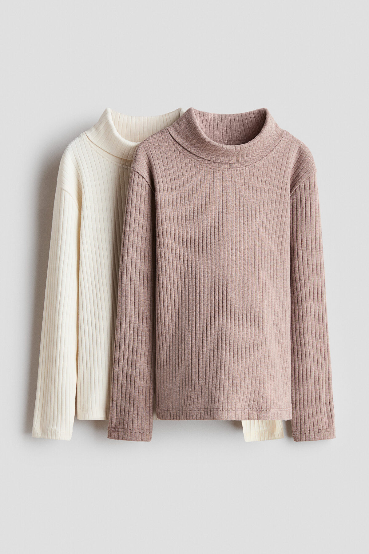 تاپ یقه اسکی دو تکه آجدار اچ اند ام بادی H&M