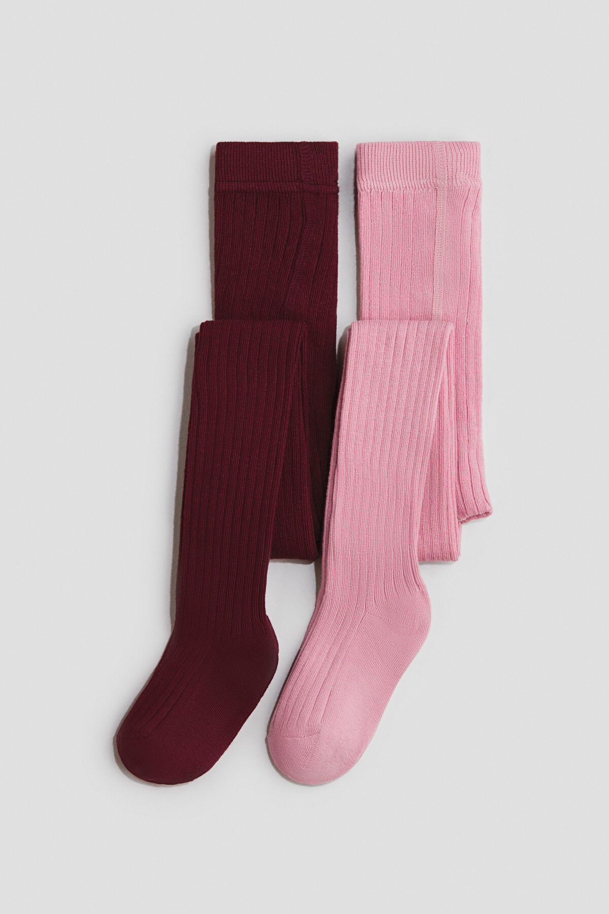 جوراب شلواری بافتنی الاستیک دو عددی اچ اند ام جوراب H&M