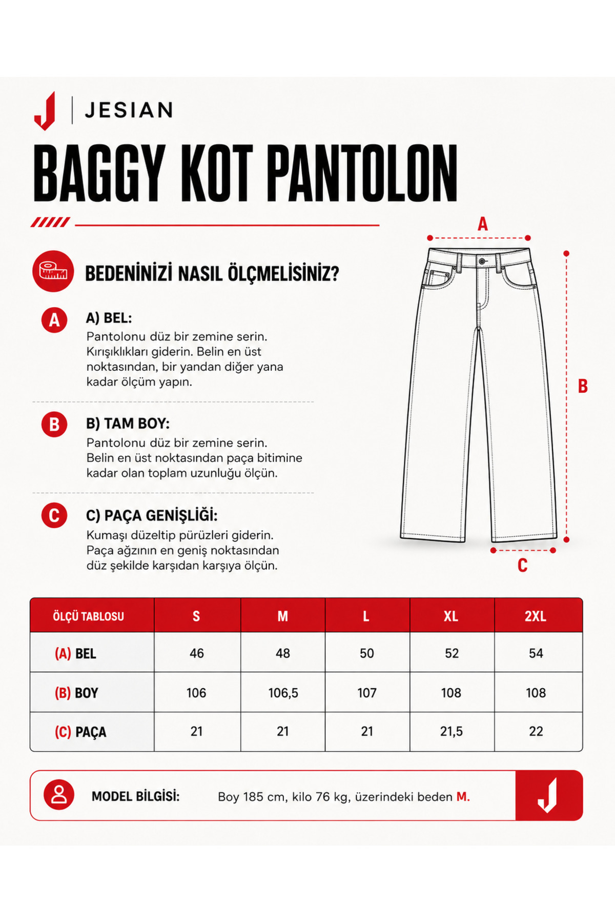 Erkek Antrasit Beli Lastikli Bağcıklı Baggy Kot Pantolon – Esnek Jean Denim Rahat Kesim Düz Paça — مشکی JEB09 — تصویر 6 از 6