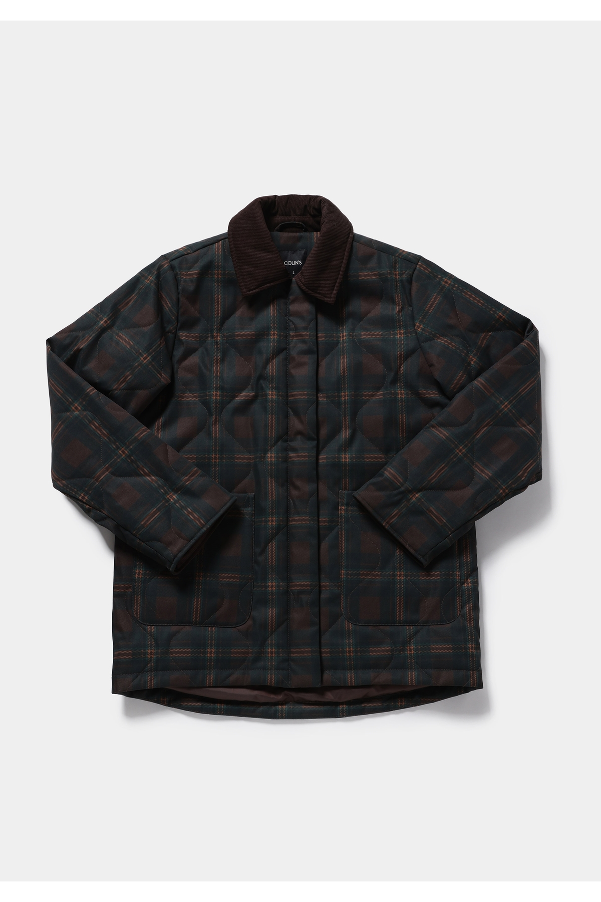 Colin's Regular Fit Shirt Neck Fermuarlı Astarlı Suya Dayanıklı Kadın Kahverengi Mont görsel 5