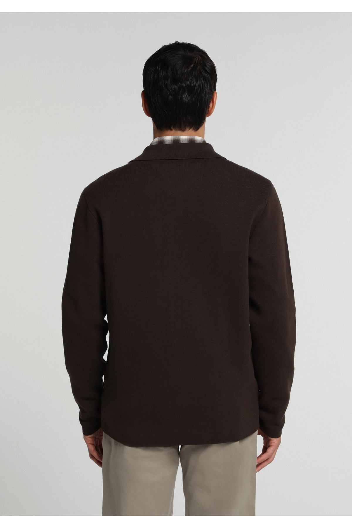Regular Fit Erkek Kahverengi Hırka — قهوه‌ای CL1082274_Q1.V1 — تصویر 2 از 6