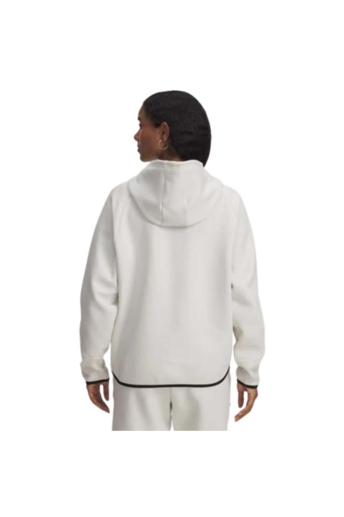 Under Armour Kadın UA Unstoppable Fleece Tam Fermuarlı Sweatshirt 1379842-110 görsel 2