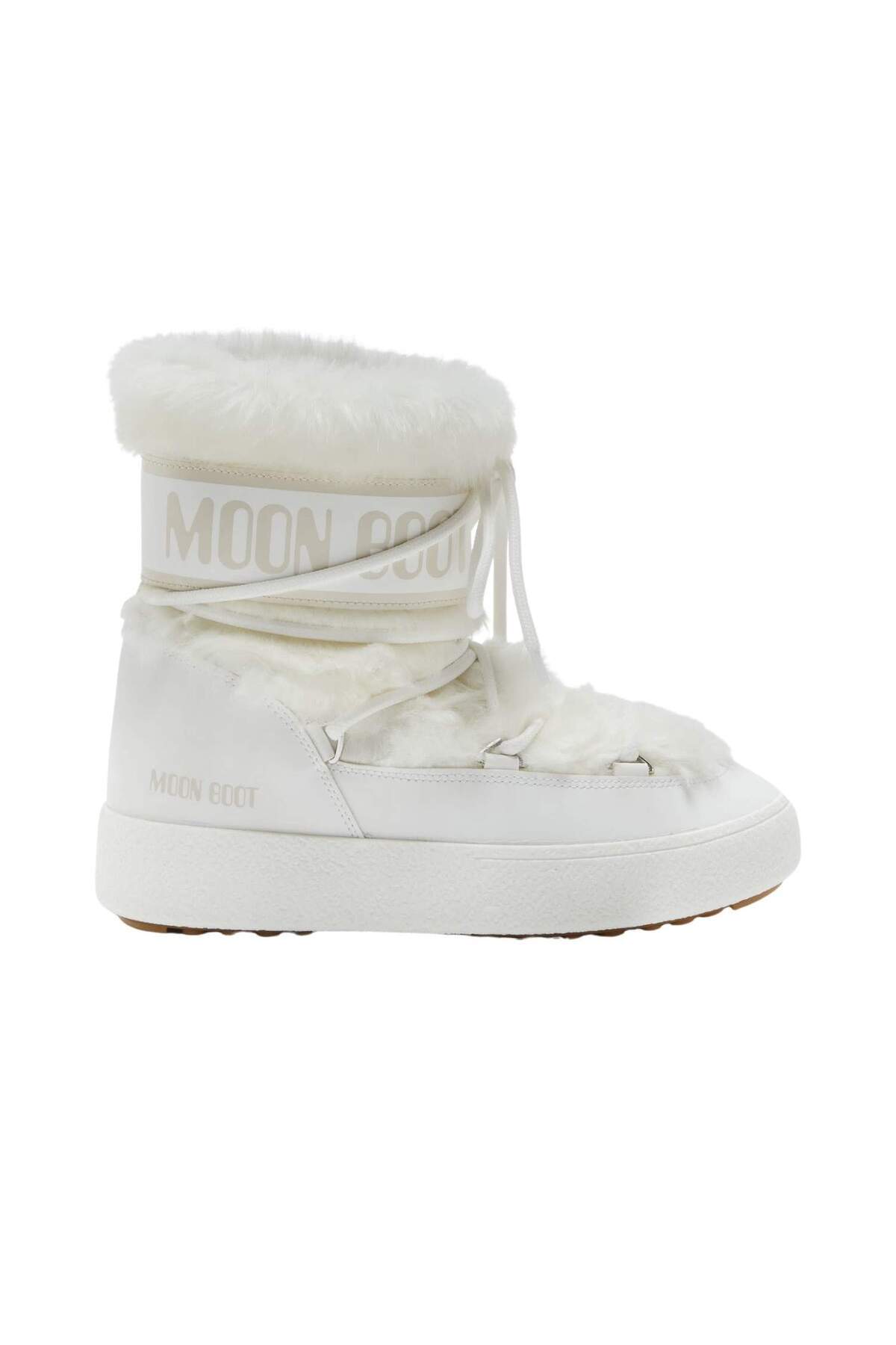 MOON BOOT Mb Ltrack Faux Fur Waterproof Kadın Beyaz Kar Botu KADIN KAR BOTU 80D2450130