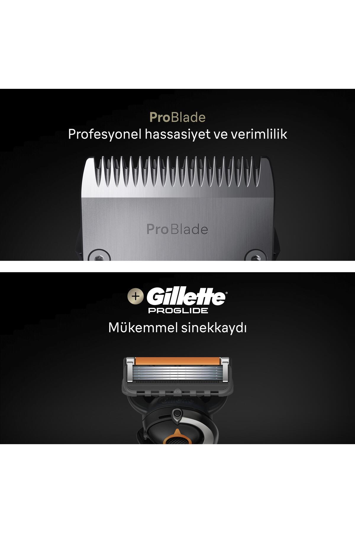 Hepsi Bir Arada Series 9, 23’ü 1 arada Tıraş Kiti, ProBlade, BodyGentle Modu, AIO9520 — مشکی 80886386 — تصویر 5 از 8