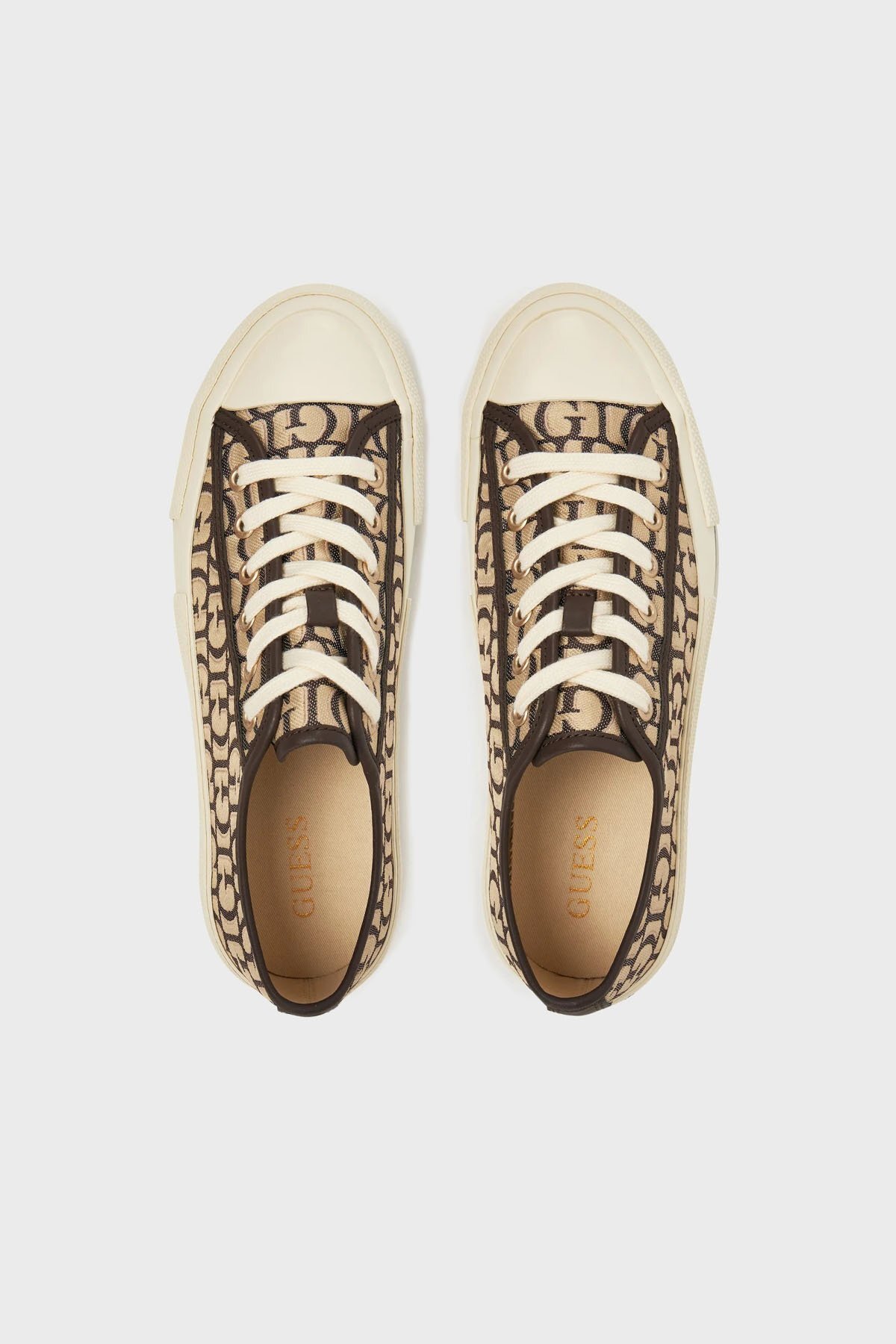 Guess Carey Desenli Sneaker Ayakkabı FLPCARFAL12 görsel 4