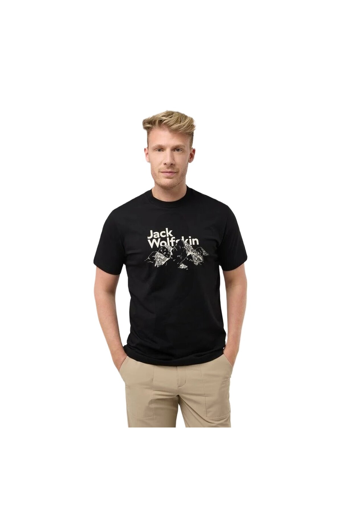 تیشرتمردانهJack Wolfskinمشکی تیشرتمردانهJack Wolfskinمشکی