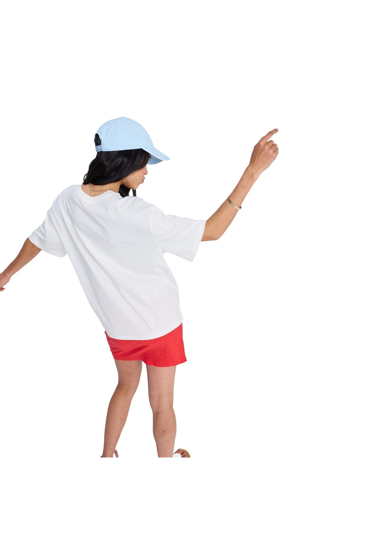 Roxy Hangloose Poster Kadın Beyaz Tişört KADIN T-SHIRT ERJZT06090 görsel 2