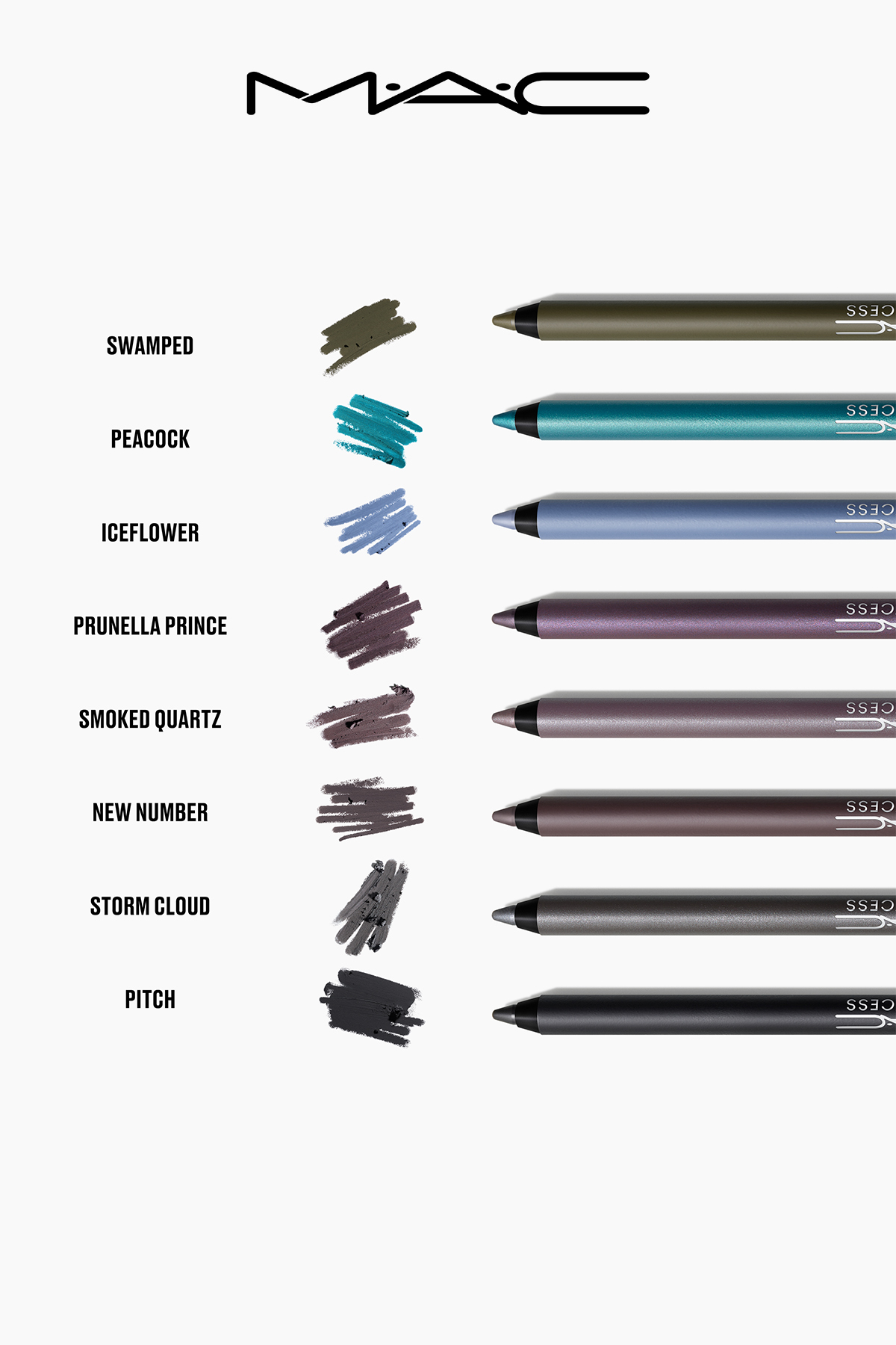 M·A·C Kajal Excess Longwear Smoky Eye Liner Uzun Süre Kalıcı Dumanlı Kajal Göz Kalemi - New Number — مشکی 147380 — تصویر 4 از 6