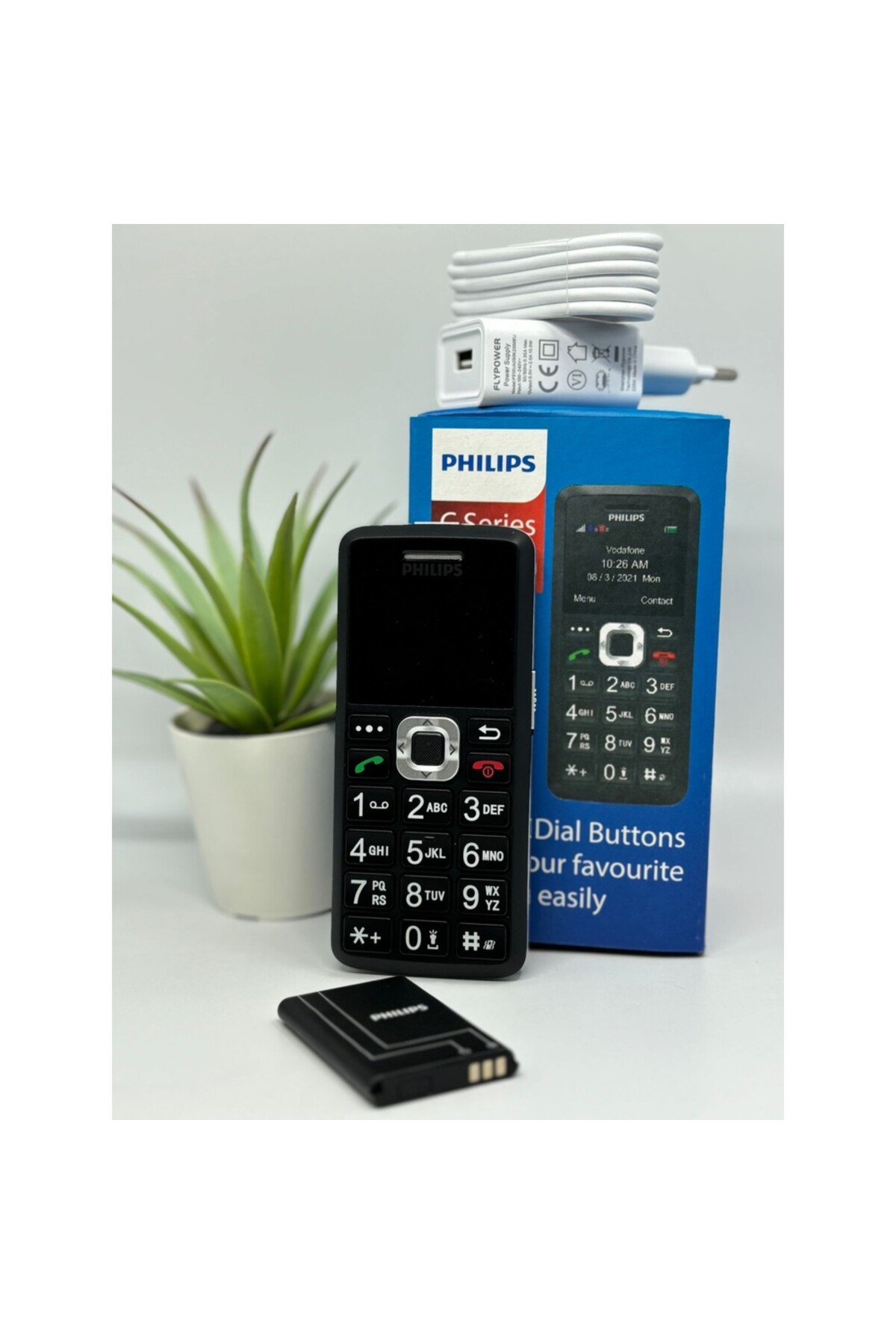 Philips Ct S220 Tuşlu Cep Telefonu 16 MB Hafıza ile İthalatçı Garantili Kullanım Kolaylığı