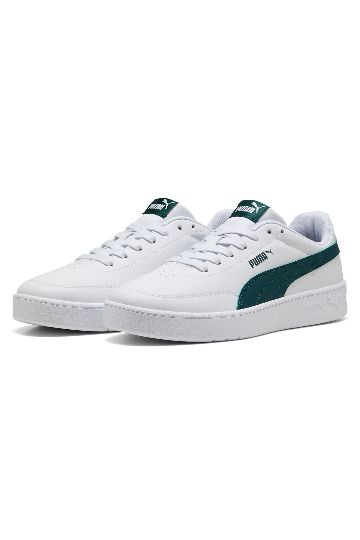 Puma Court Classic Clean Kadın Beyaz Sneaker Ayakkabı 40222324 görsel 2