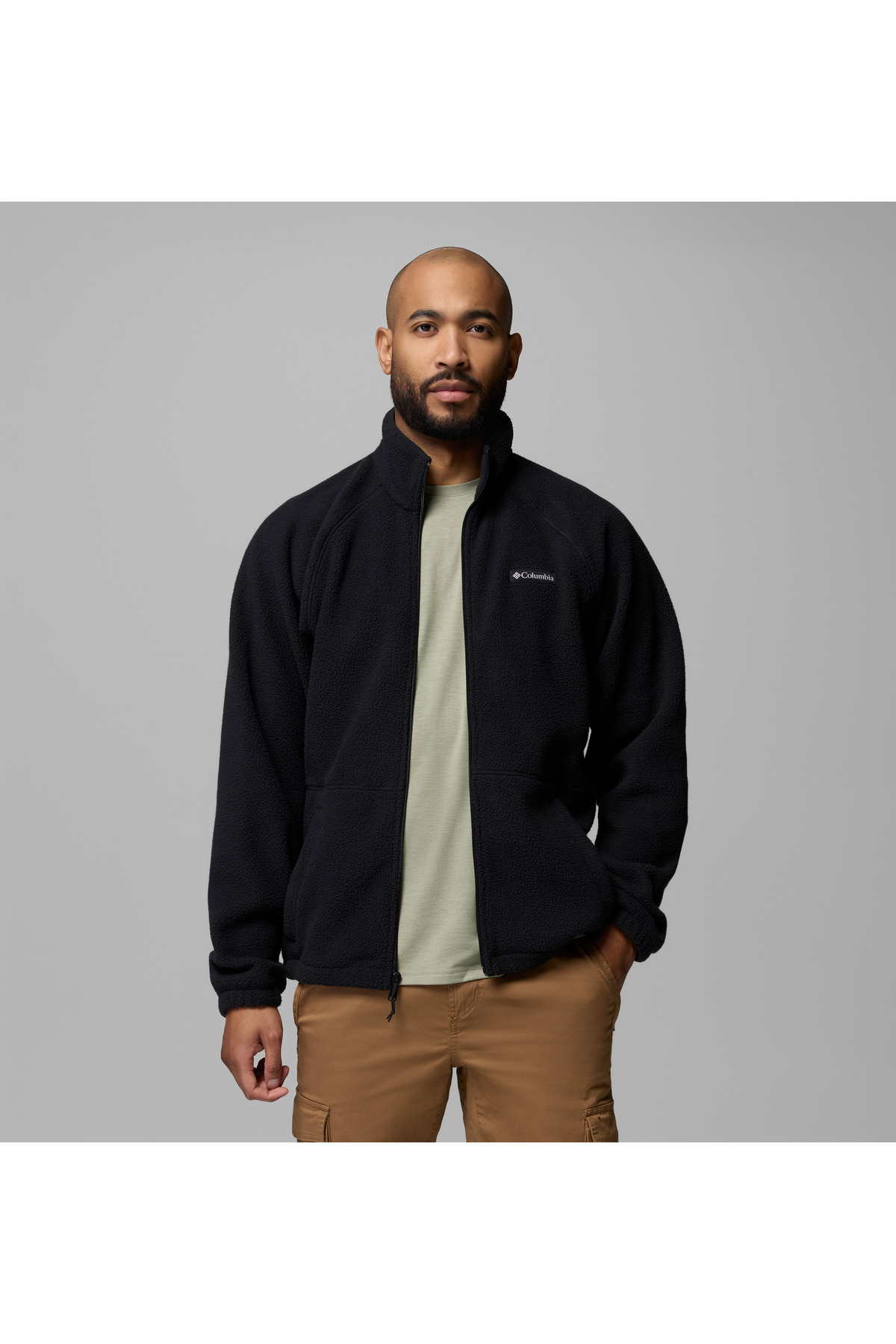 Columbia Timber Crest MTR Tam Fermuarlı Erkek Polar Üst görsel 4