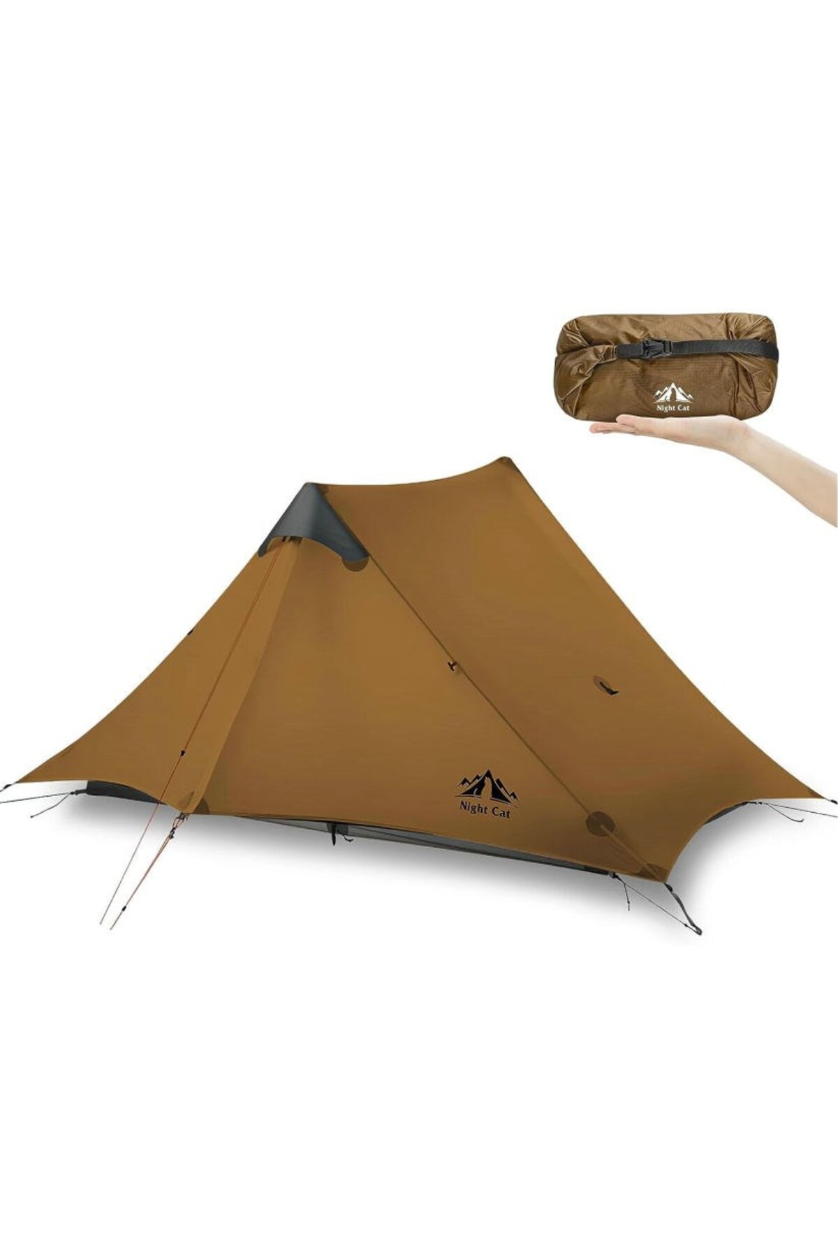 Nightcat Night Cat Lanshan-2 Kişilik 4 Mevsim Ultralight Çadır - Haki