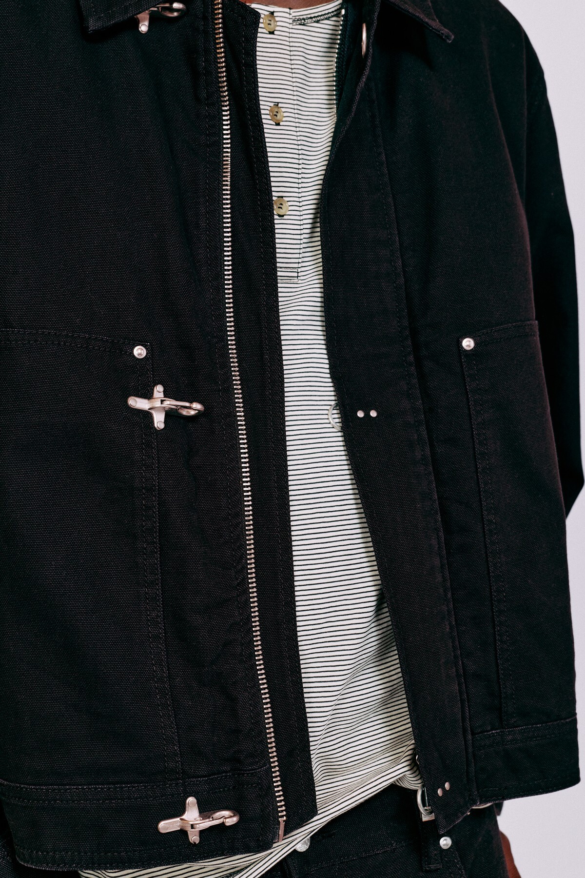 Pull & Bear Süslü düğmeli ceket görsel 5