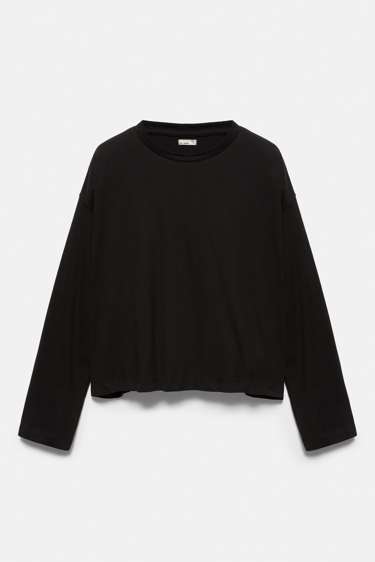 Pull & Bear Uzun kollu boxy tişört görsel 7
