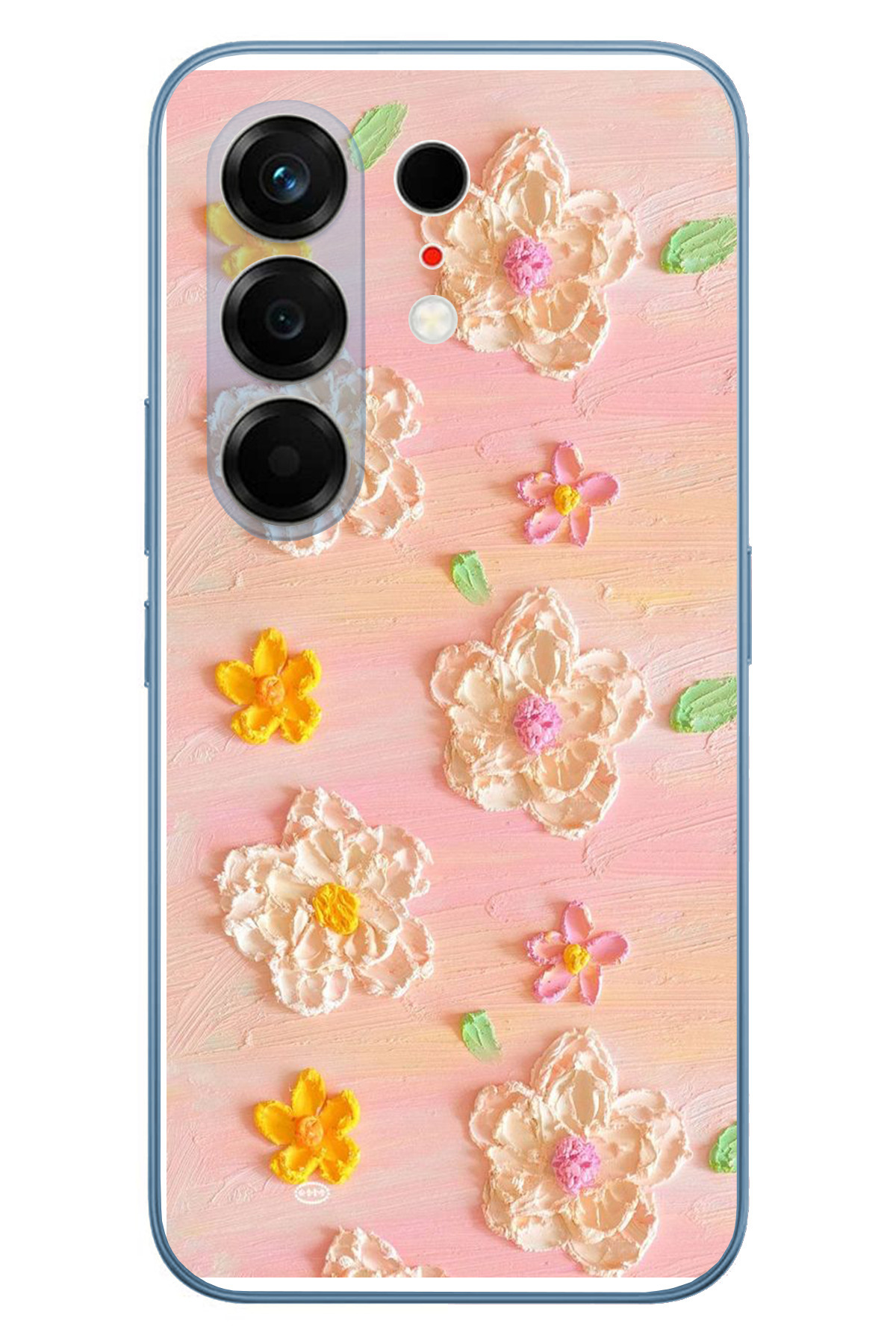 Tecno Camon 50 Ultra Uyumlu Pastel Papatya Baskılı Silikon Kılıf