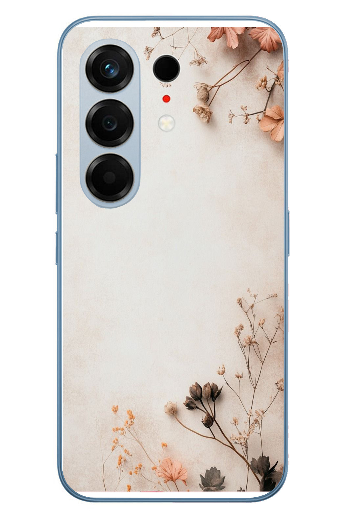 Tecno Camon 50 Ultra Uyumlu Kuru Dallar Baskılı Silikon Kılıf