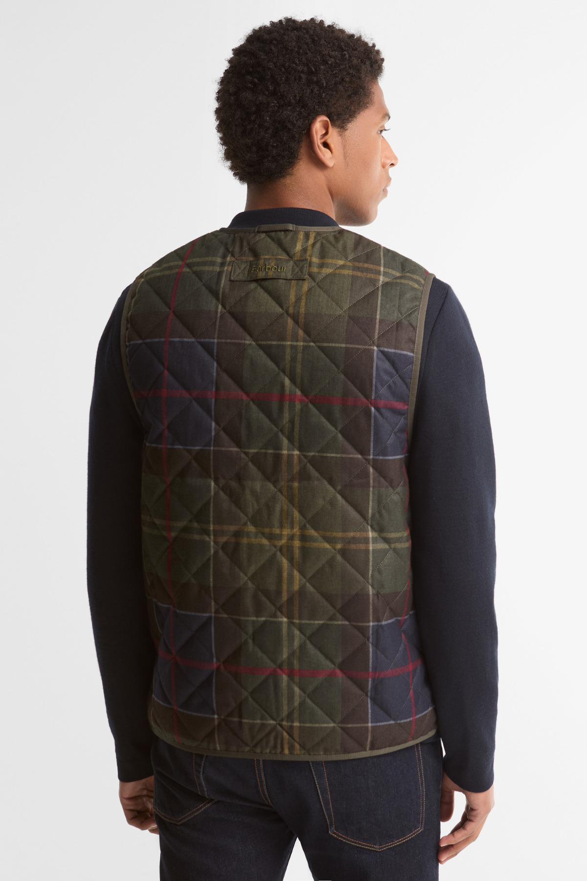 Barbour Icons Tartan Kapitone İç Yelek TN14 Classic Tartan görsel 4