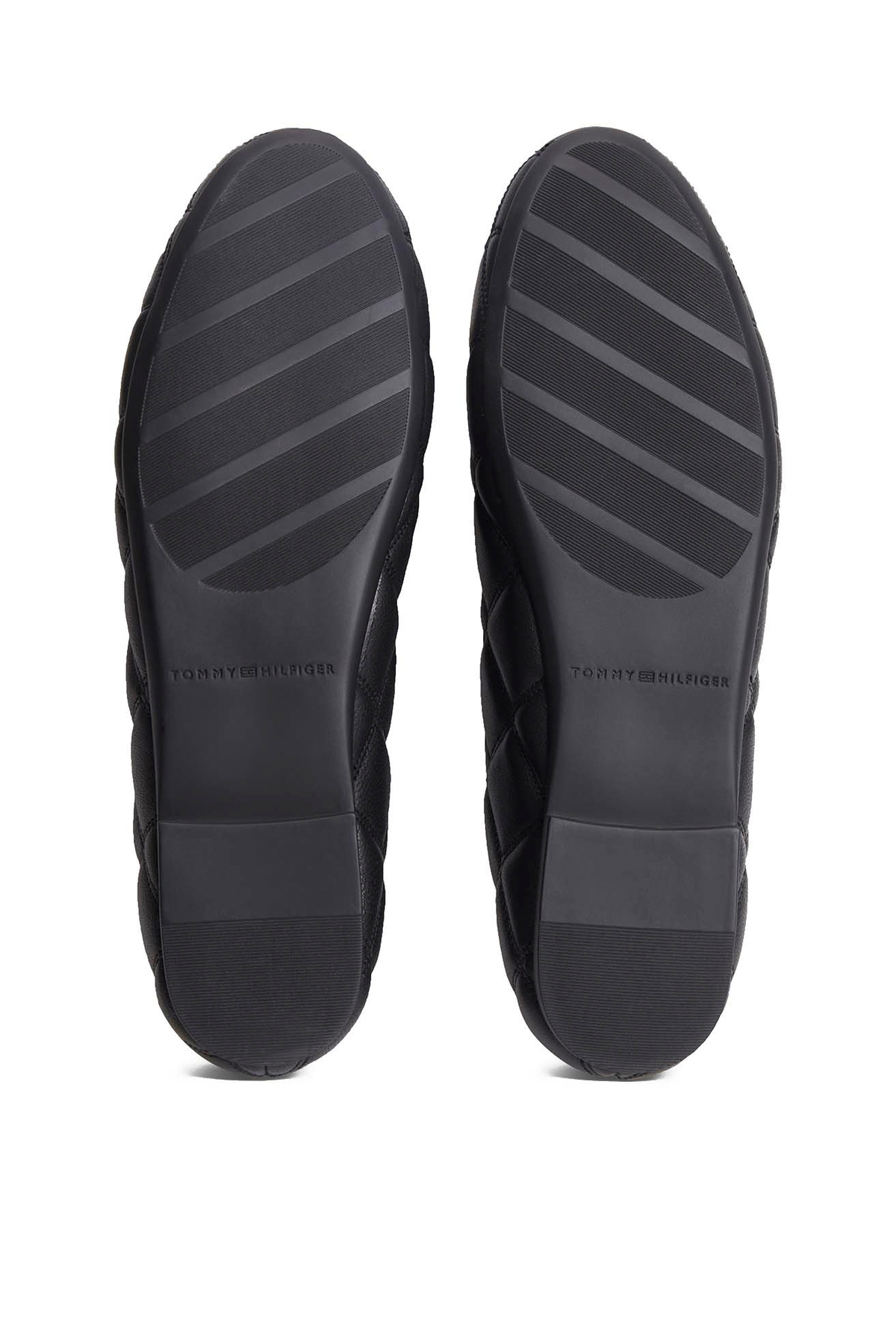 Tommy Hilfiger Siyah Kadın Babet TH CHARM QUILTED BALLERINA görsel 6