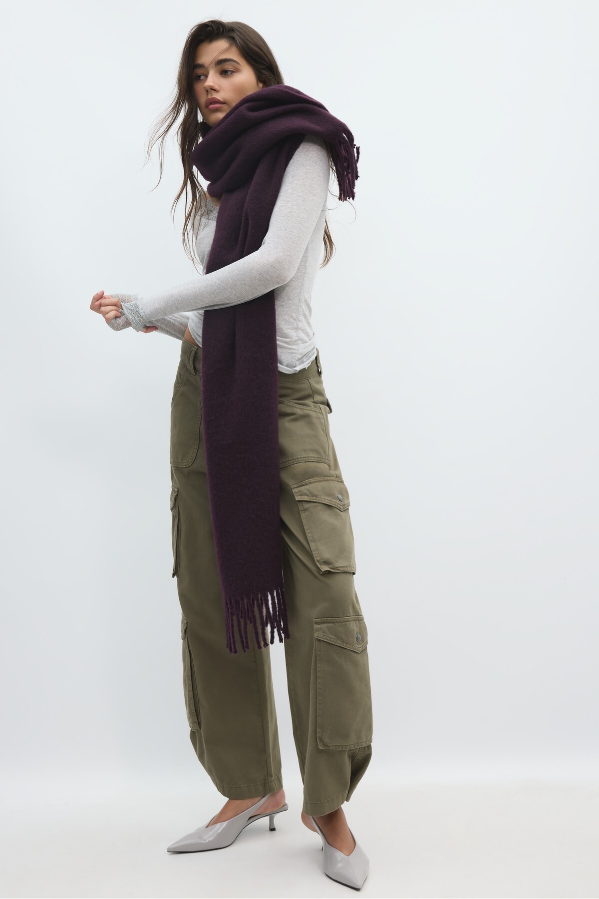 Stradivarius Orta boy basic atkı görsel 2