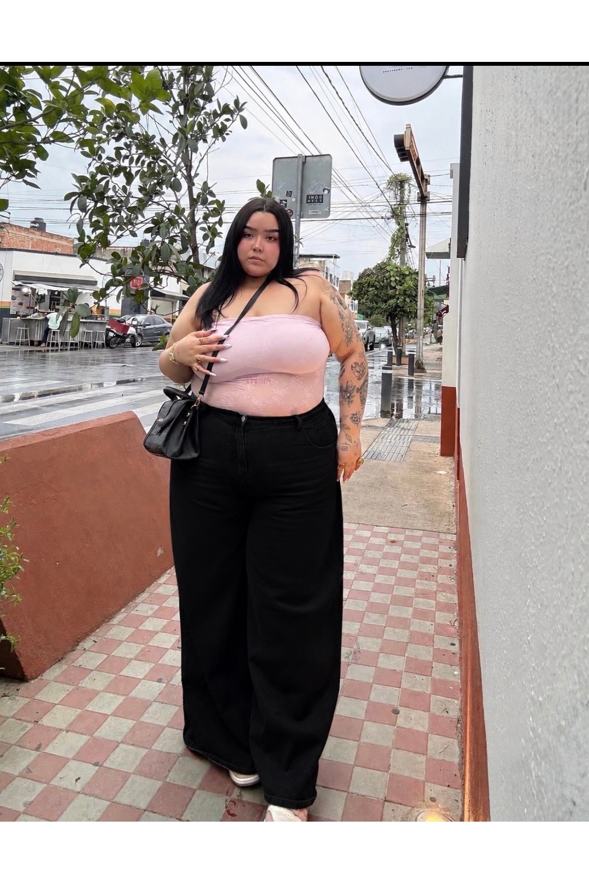 Büyük Beden Unısex Simsiyah Baggy — مشکی bluf655 — تصویر 4 از 4