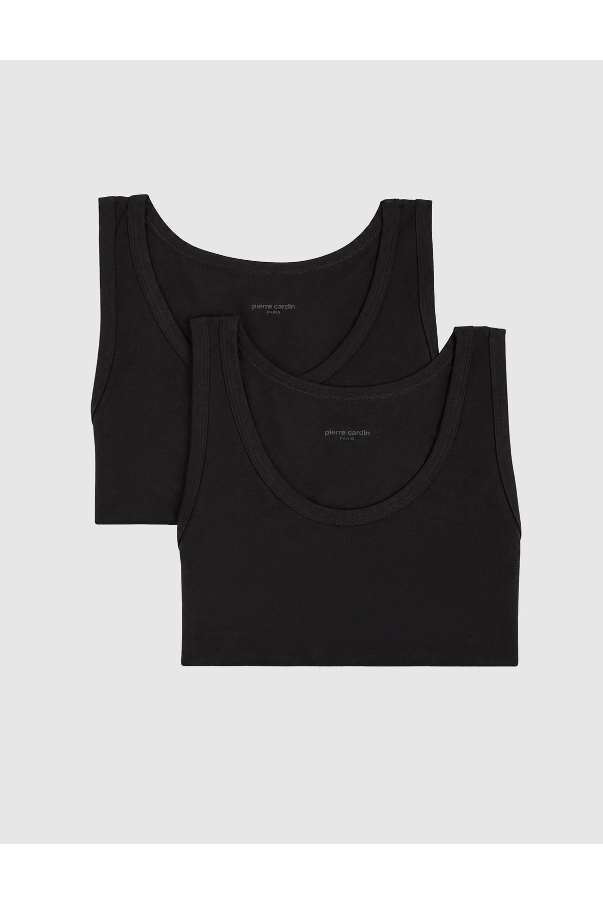 Pierre Cardin Siyah Modal Karışımlı 2'li Atlet Set 50332540-001