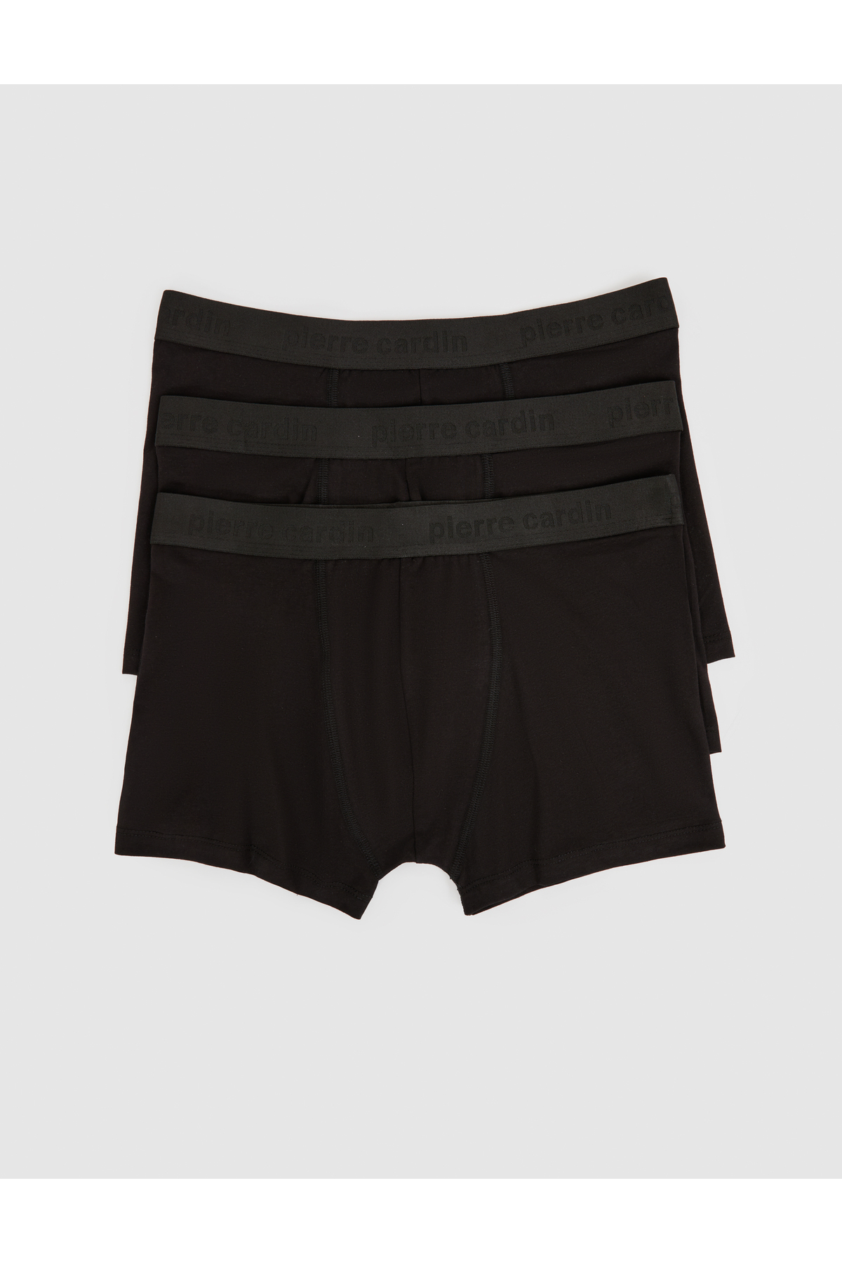 Pierre Cardin Siyah Modal Karışımlı 3'lü İç Giyim Boxer Set 50332518-001 görsel 2