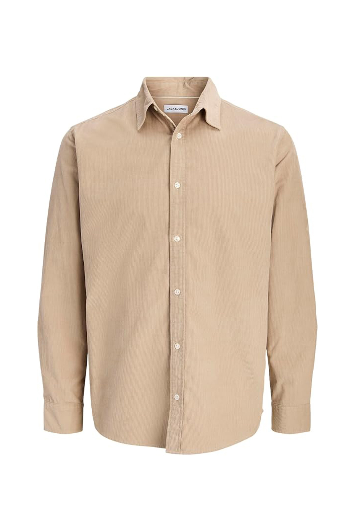 پیراهن مردانه کبریتی بژ کد ۱۲۲۹۸۵۲۵ JJEFIELD CORD SHIRT LS SN جک اند جونز پیراهن Jack & Jones