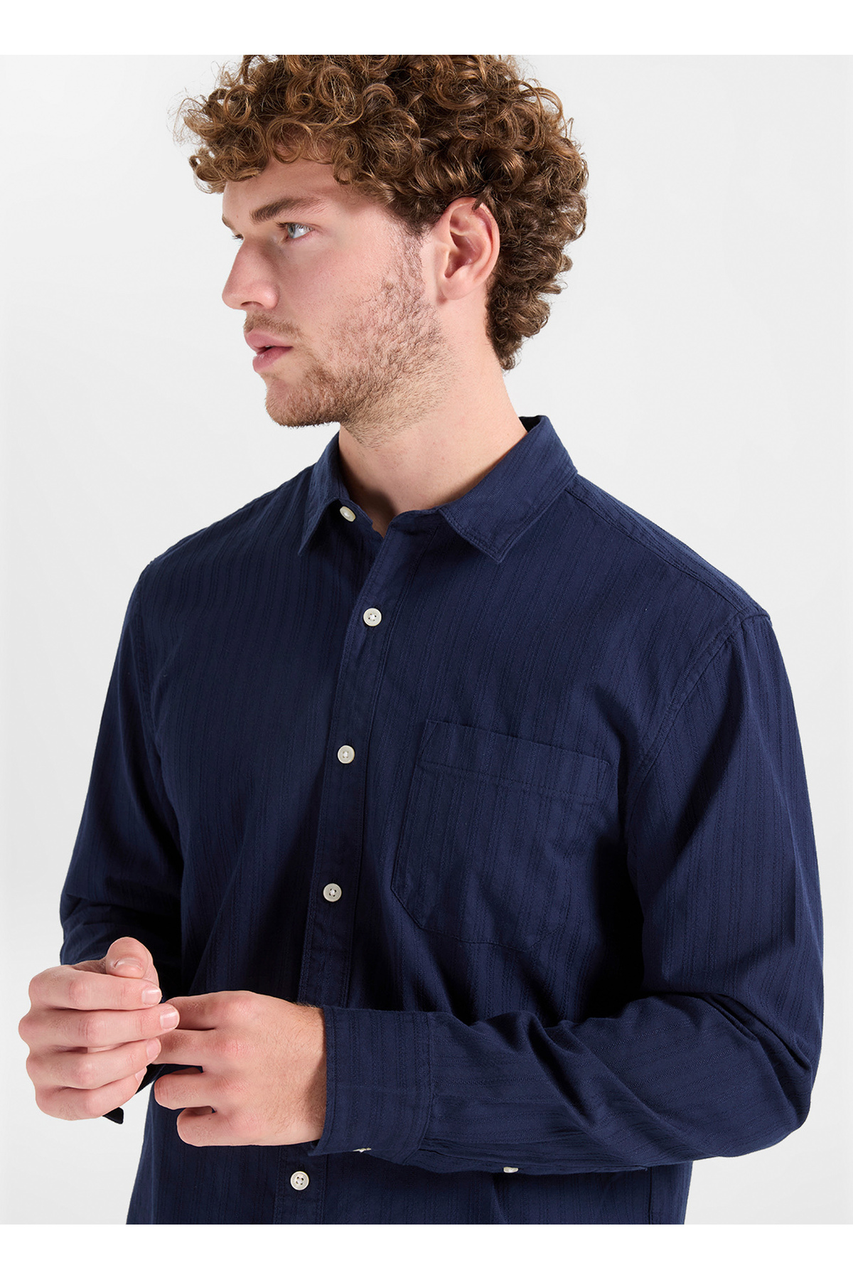 پیراهن مردانه سرمه‌ای سایز معمولی ۵۲۶۶۹-۸۰ داکرز پیراهن Dockers