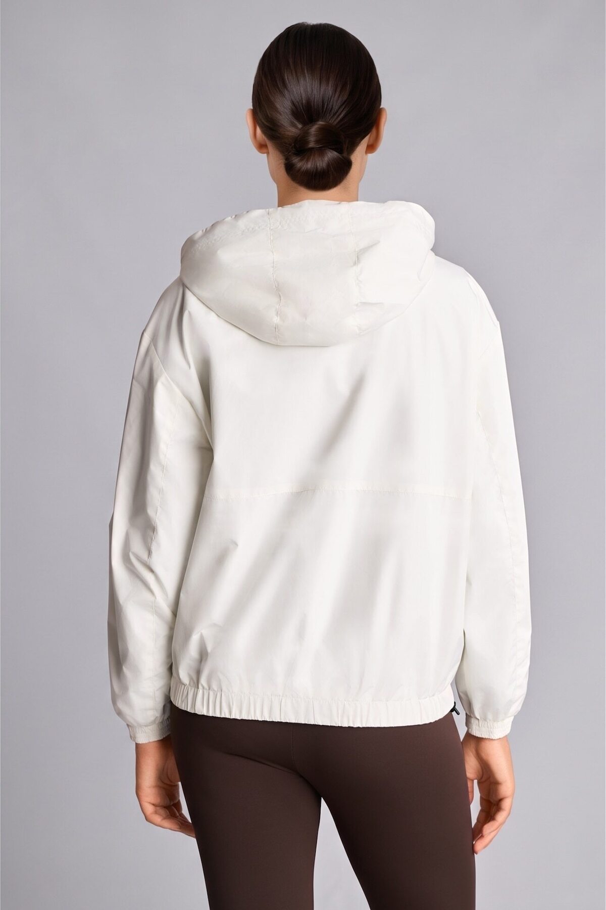 DeFacto Rüzgar Geçirmez Regular Fit Reglan Kollu Kapüşonlu Yağmurluk C4949AX26AU görsel 6