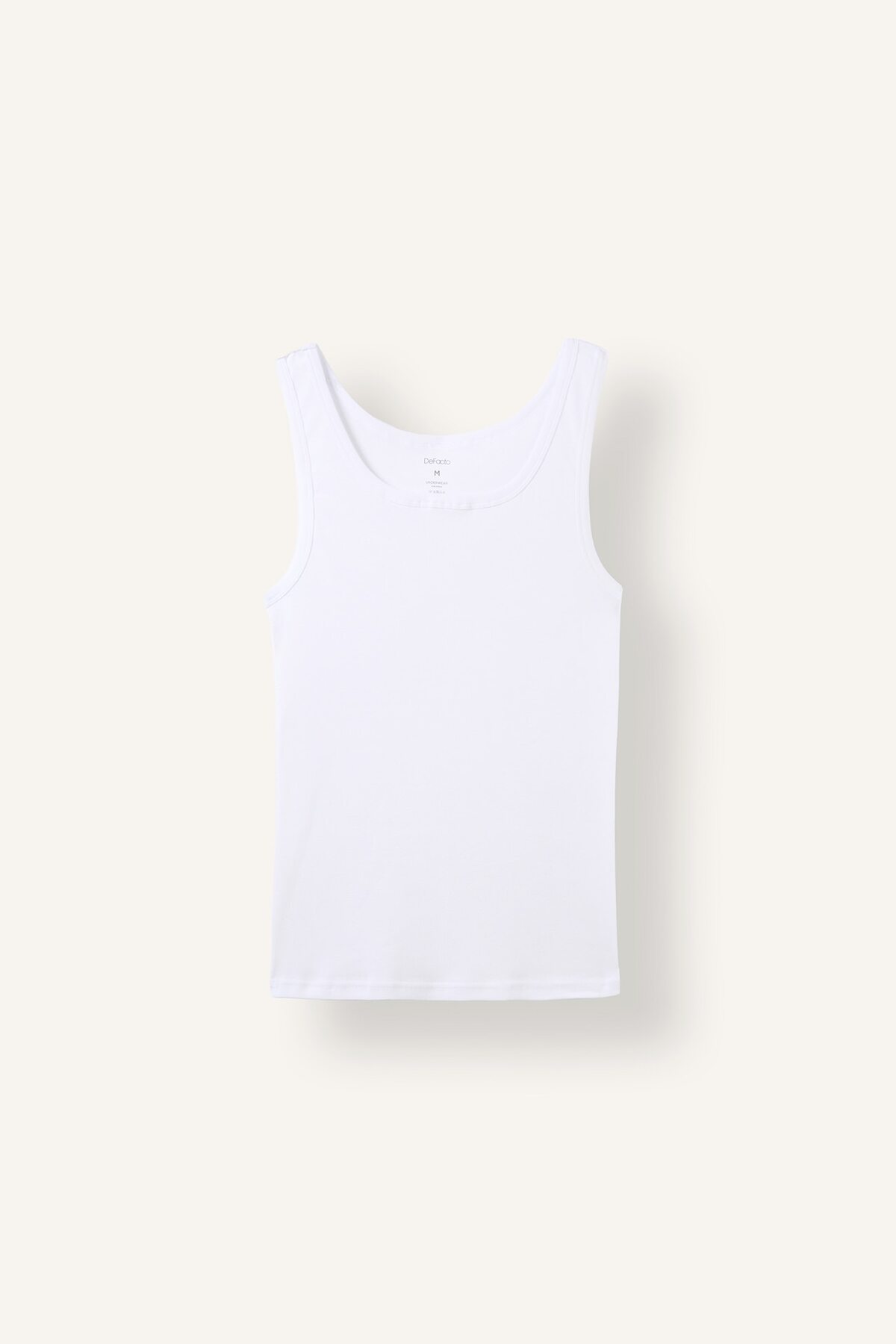 DeFacto %100 Pamuk Slim Fit Ribana 2'li Atlet Y9056AZ25SP